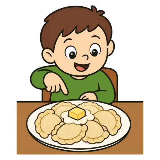 Piktogram AAC: pierogi ruskie