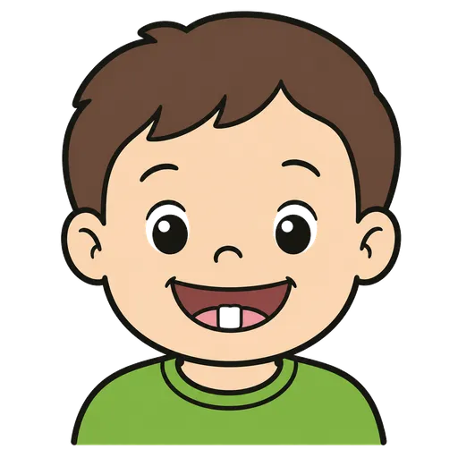 Piktogram AAC: pierwszy ząbek