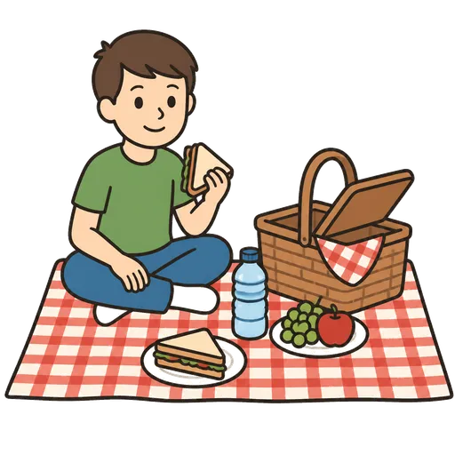 Piktogram AAC: piknik