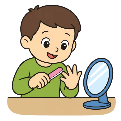 Piktogram AAC: pilnik do paznokci