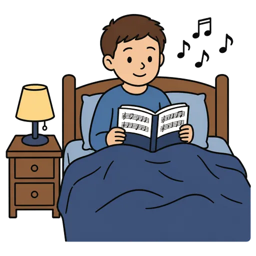 Piktogram AAK: uspávací písnička