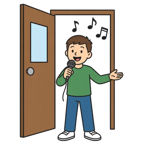 Pittogramma CAA: canzone di benvenuto