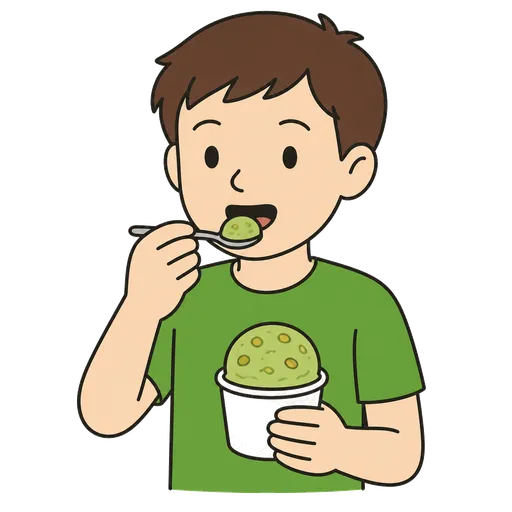 Піктограма АДК: pistachio-flavored
