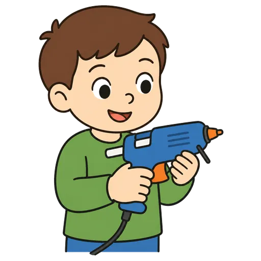 Piktogram AAC: pistolet do kleju