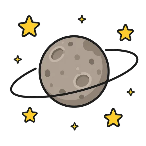 Piktogram AAC: planeta karłowata