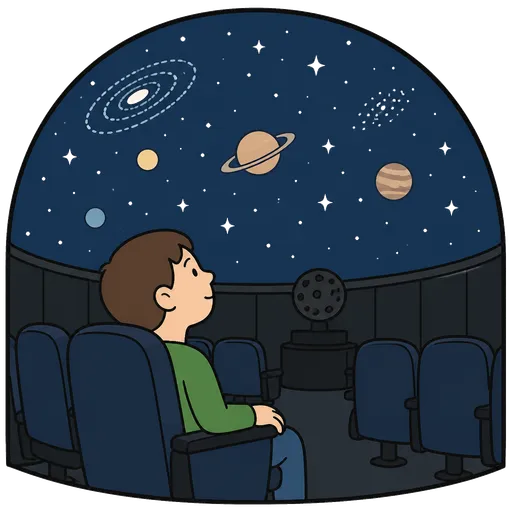 Piktogram AAK: planetárium