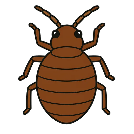 Piktogram AAK: ploštica posteľná