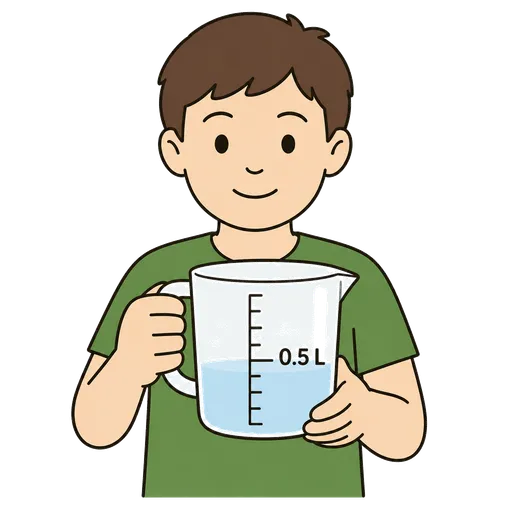 Piktogram AAK: half liter