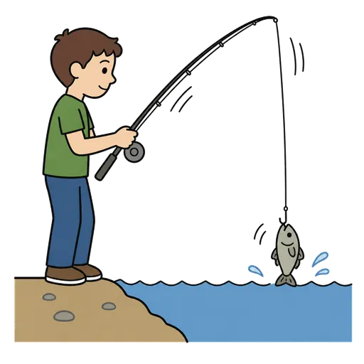 AAC-Piktogramm: Fischen