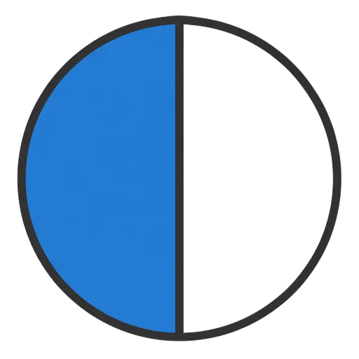 Piktogram AAC: połowa