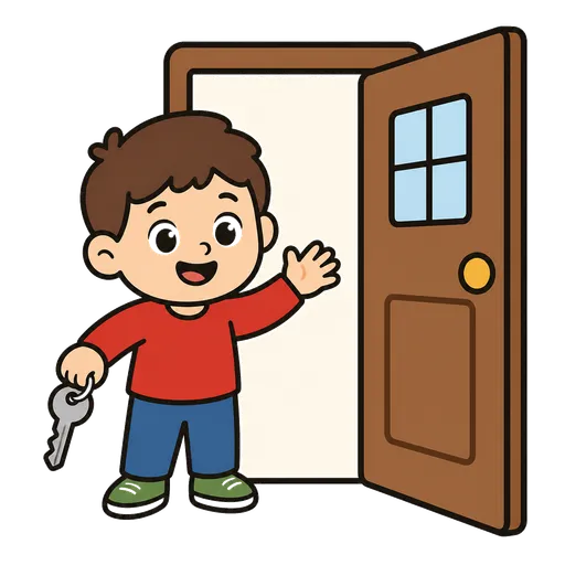 Piktogram AAC: po powrocie do domu