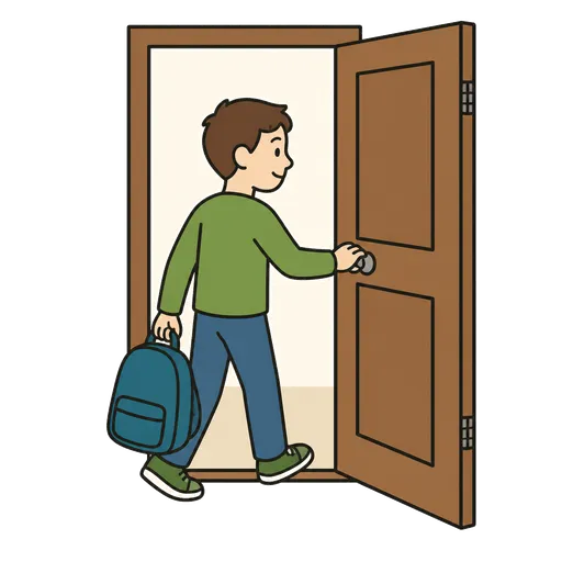 Pittogramma CAA: tornando a casa