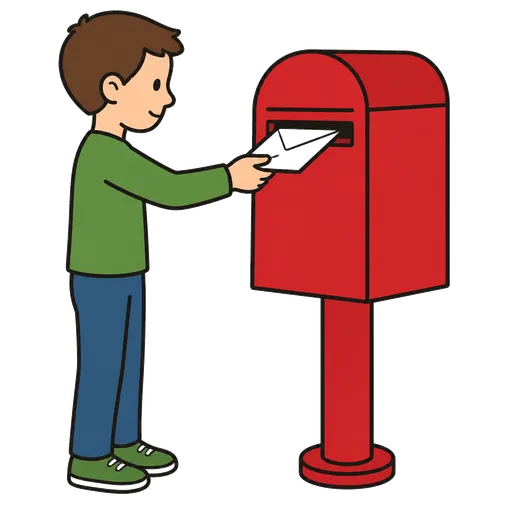 Piktogram AAC: poczta