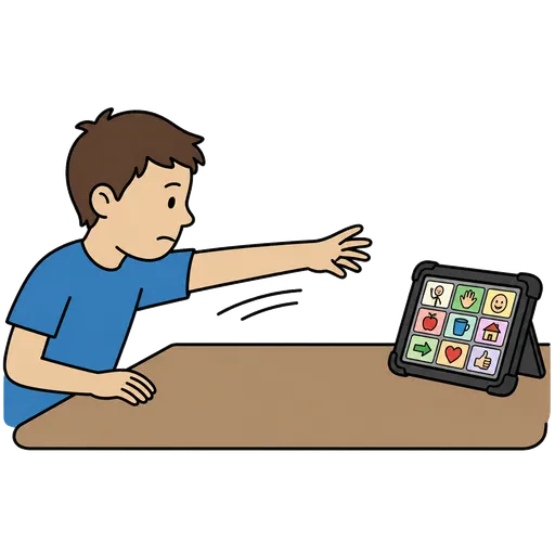 Piktogram AAC: podaj mi mój komunikator