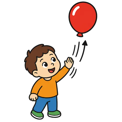 Piktogram AAK: povznést balón nahoru