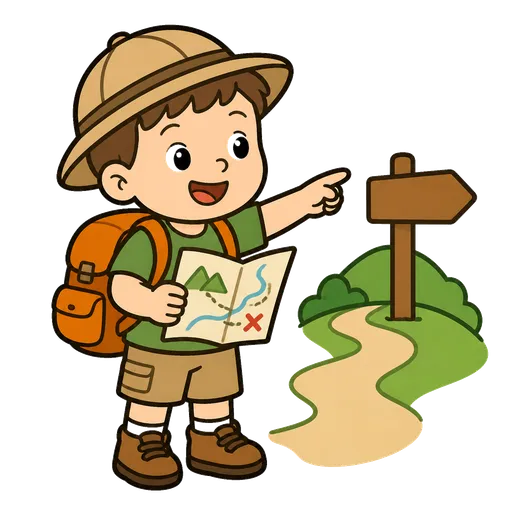 Piktogram AAC: podróżniczek