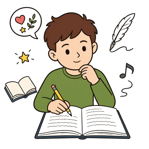 Piktogram AAC: poeta