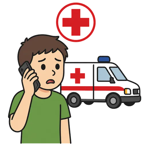 Piktogram AAC: pogotowie