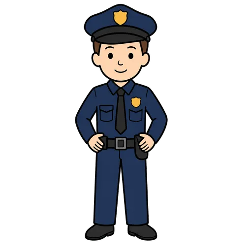 AAC-Piktogramm: Polizist
