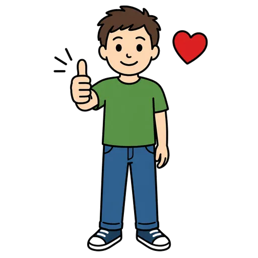 AAC pictogram: likes