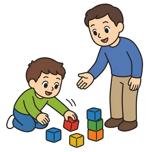 Piktogram AAK: Pomoz mi sbírat kostky