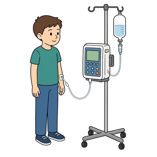 Piktogram AAK: infuzní pumpa