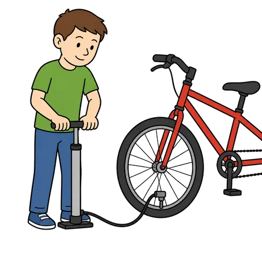 AAC-Piktogramm: Fahrradpumpe