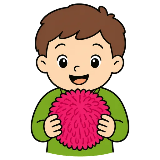 Piktogram AAC: pompon