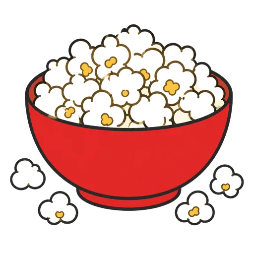Piktogram AAK: popcorn