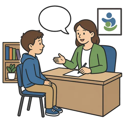 Piktogram AAC: poradnia psychologiczno-pedagogiczna