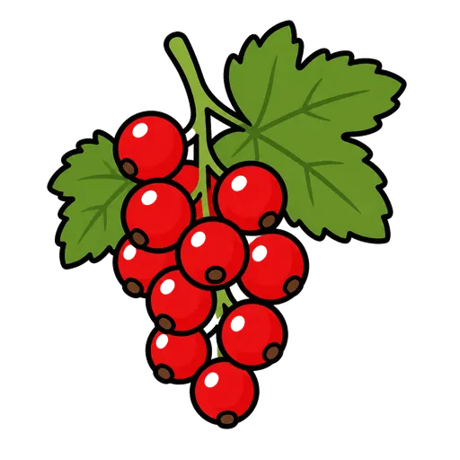 Pittogramma CAA: ribes rosso