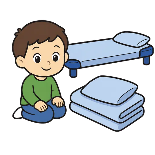 Pictograma CAA: sábana para siesta