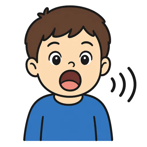 Piktogram AAC: powiedz aaa