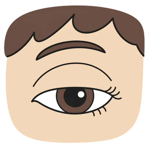 Piktogram AAK: víčko