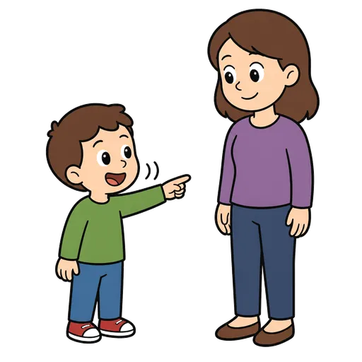 Piktogram AAC: powiem o tym pani