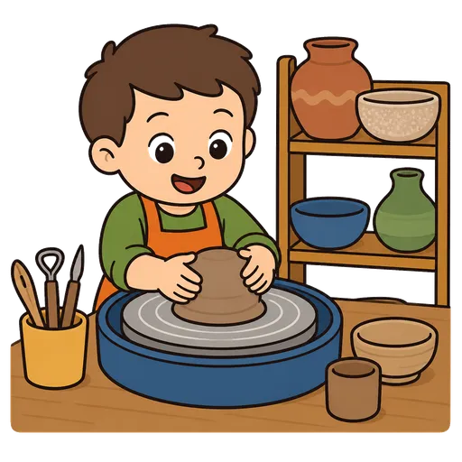 Piktogram AAC: pracownia ceramiczna
