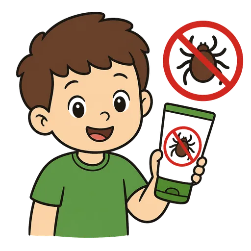 Pittogramma CAA: repellente per zecche