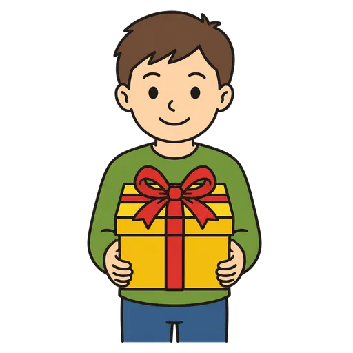 AAC-Piktogramm: Geschenk
