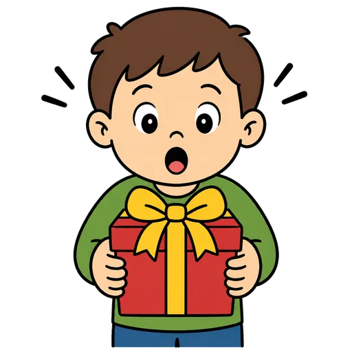 Pittogramma CAA: regalo sorpresa