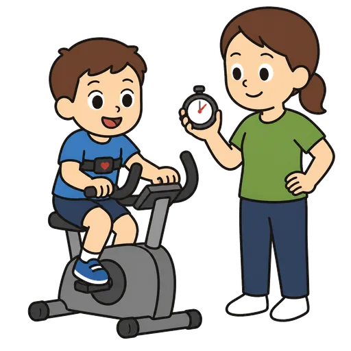 AAC pictogram: fitness test