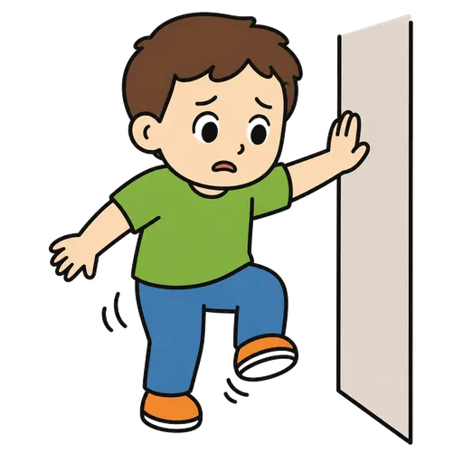 Pictograma CAA: problemas al caminar