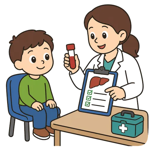Pictograma CAA: pruebas de función hepática