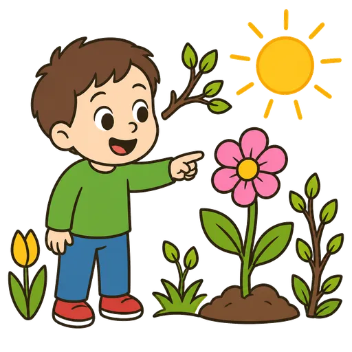 AAC-Piktogramm: Erwachen der Natur