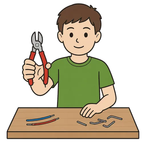 Pictograma CAA: cortador de cables