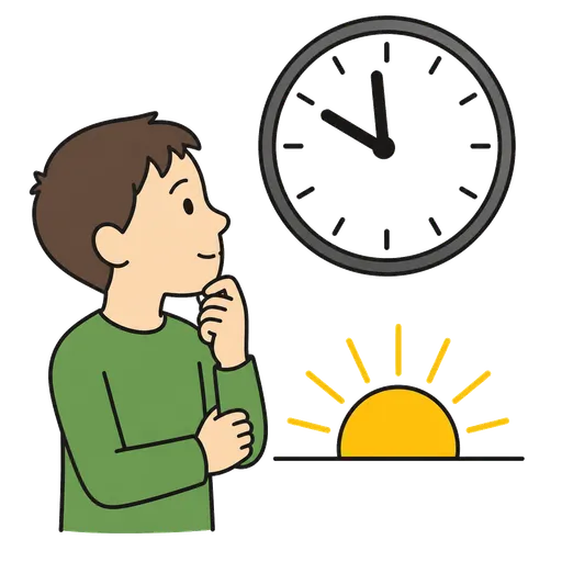 Pittogramma CAA: prima di mezzogiorno