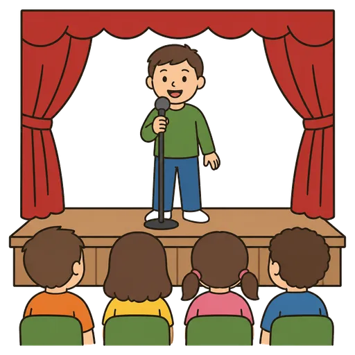 AAC pictogram: kindergarten show