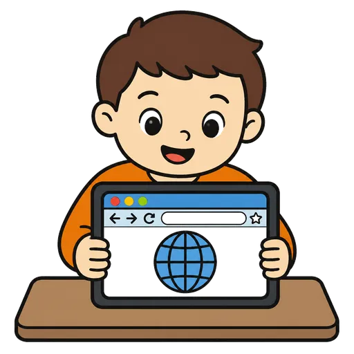AAC-Piktogramm: Webbrowser