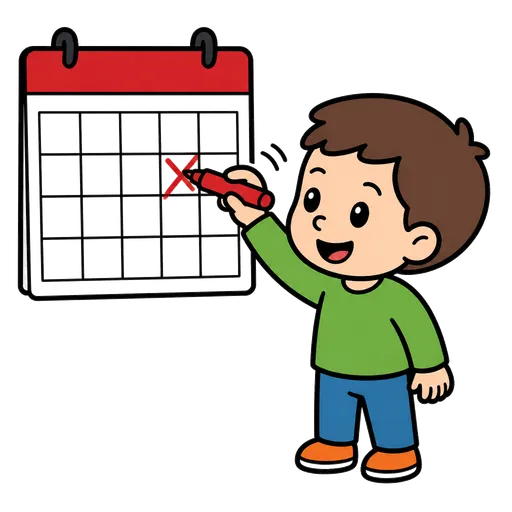 Pittogramma CAA: barrara un giorno sul calendario
