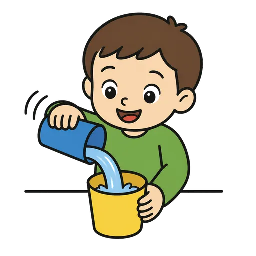 Piktogram AAK: lití vody