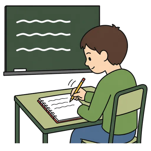 Pittogramma CAA: copia (scrivere dalla lavagna)